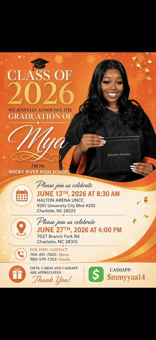 Class of 2026 — Mya flyer