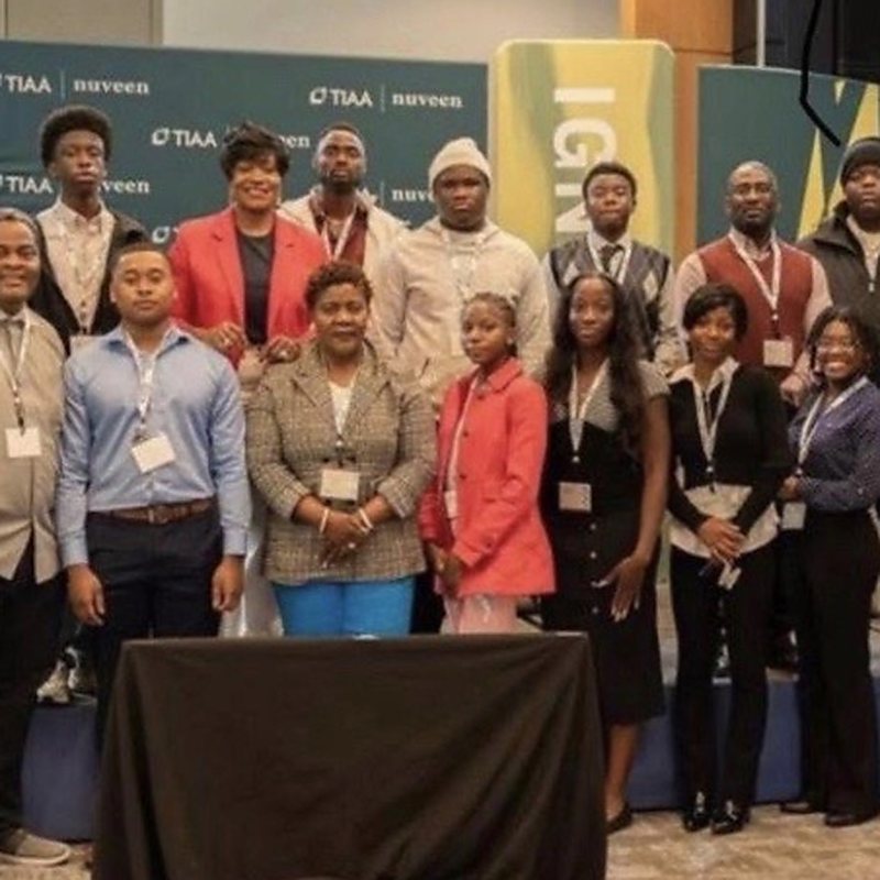 Community members exploring opportunities at a career fair