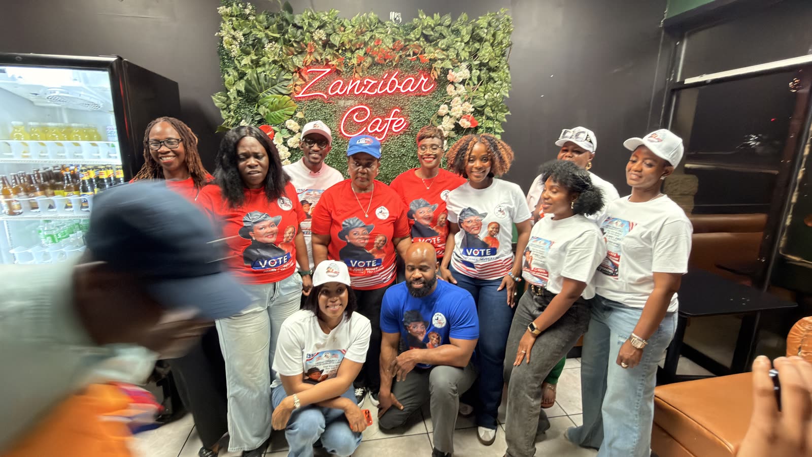 Supporters at the Zanzibar Cafe Mixer — group photo 3