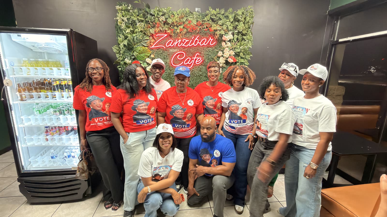 Supporters at the Zanzibar Cafe Mixer — group photo 4