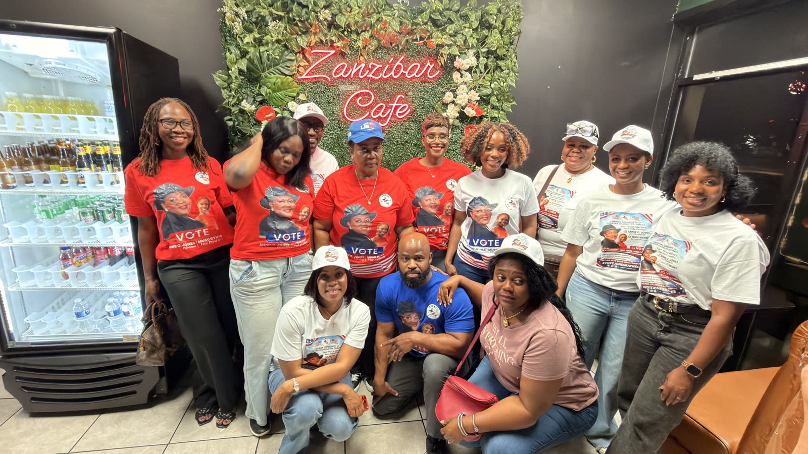 Supporters at the Zanzibar Cafe Mixer — group photo 5